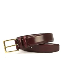 CINTURÓN PIEL HOMBRE CORDOVAN BURDEOS