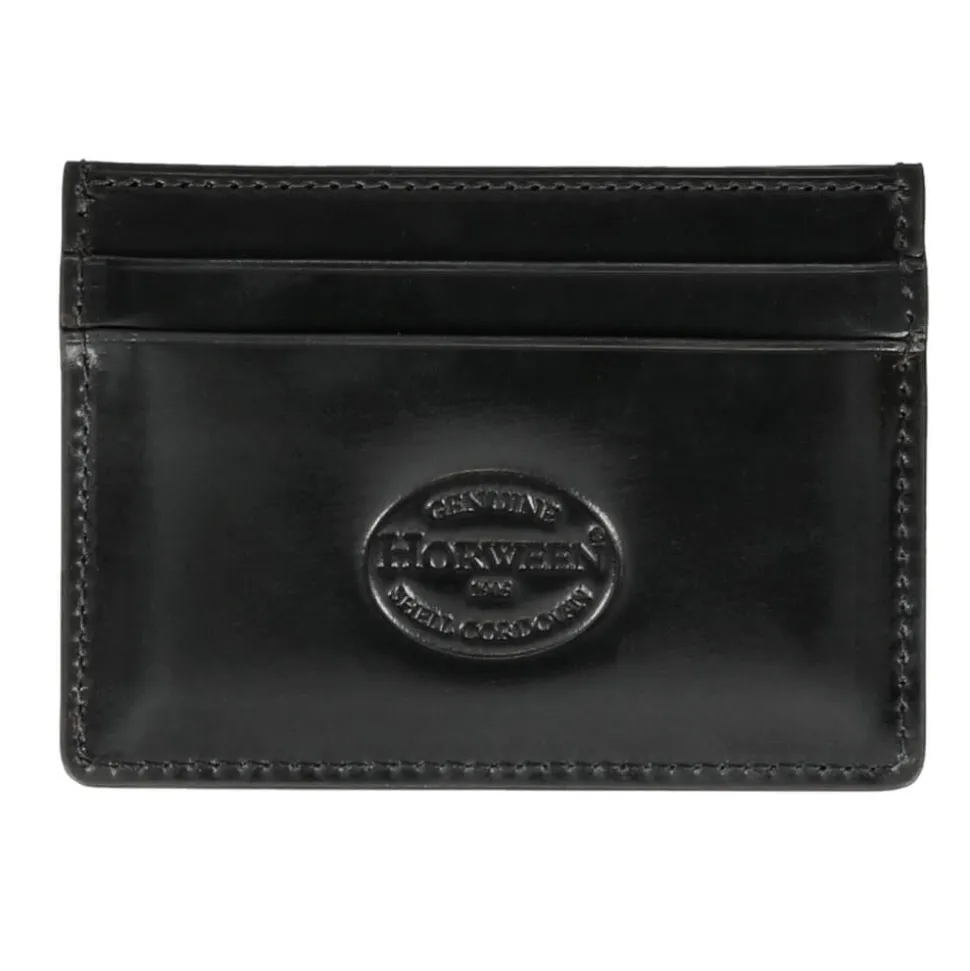 TARJETERO EN CORDOVAN NEGRO