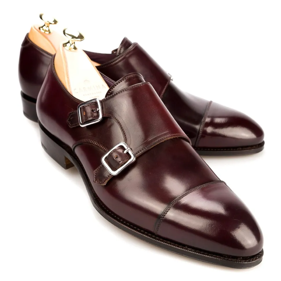 ZAPATOS DOBLE HEBILLA CORDOVAN 80250 INCA